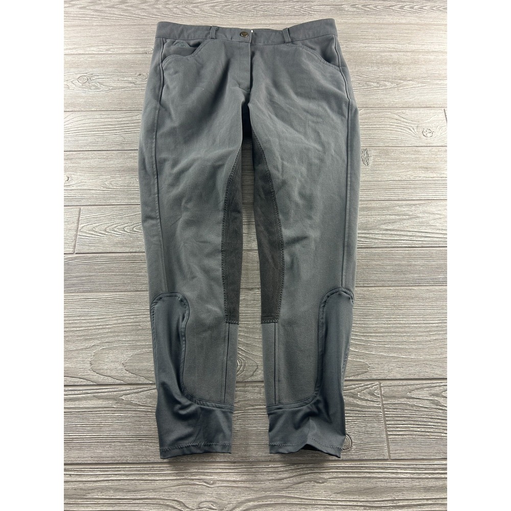 Piper By Smartpak Breeches Horse Riding Pants Womens Gray Size 34R